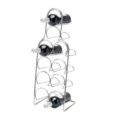 Pisa 10 Bottle Wine Rack – Chrome Pisa 10 Bottle Wine Rack – Chrome